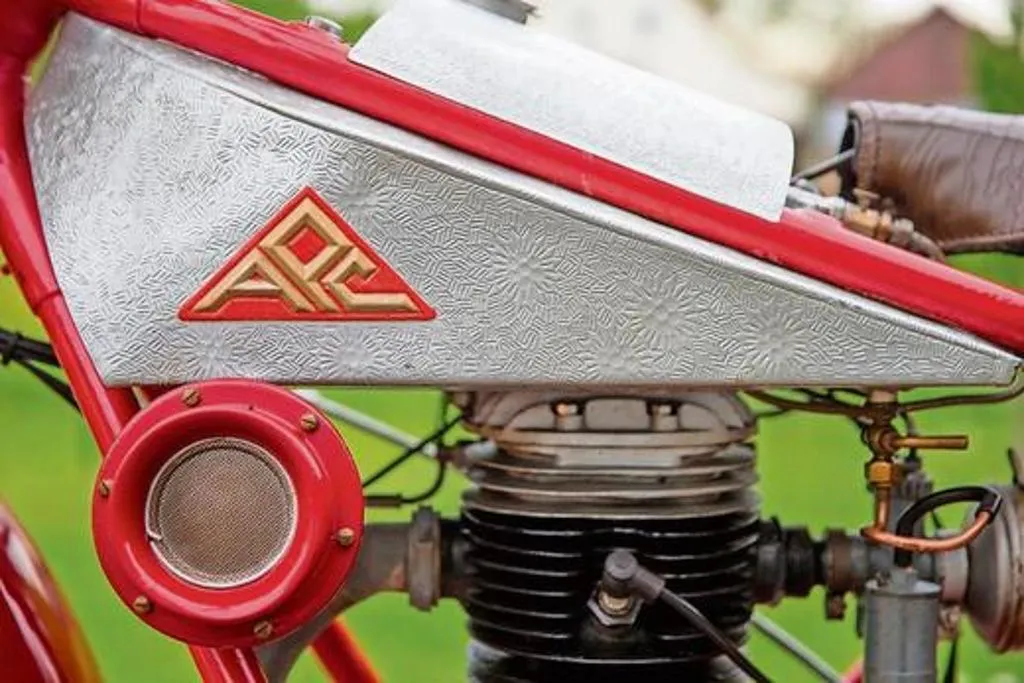 Tank des APC-Motorrads von 1925, gebaut von Alfred Propp in Coburg
